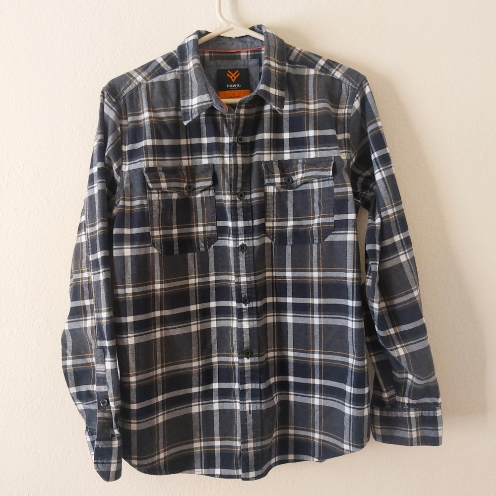 Classic Plaid / Flannel Shirt - Size S